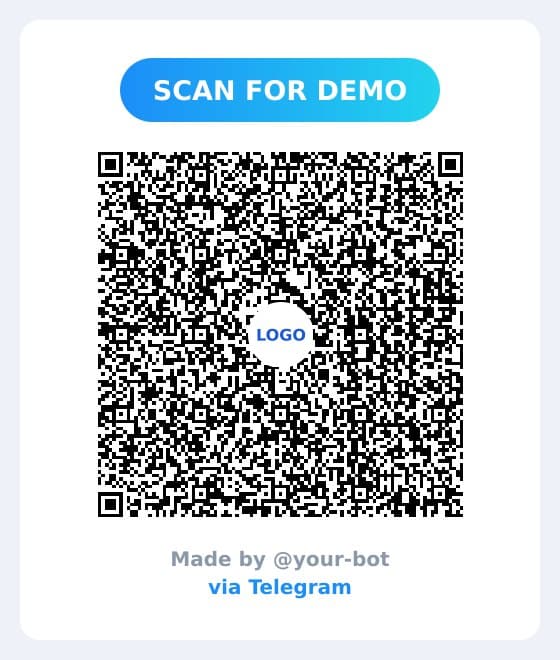 Generated QR code headline preview